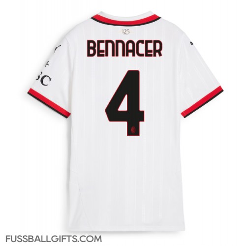 AC Milan Ismael Bennacer #4 Fußballbekleidung Auswärtstrikot Damen 2024-25 Kurzarm